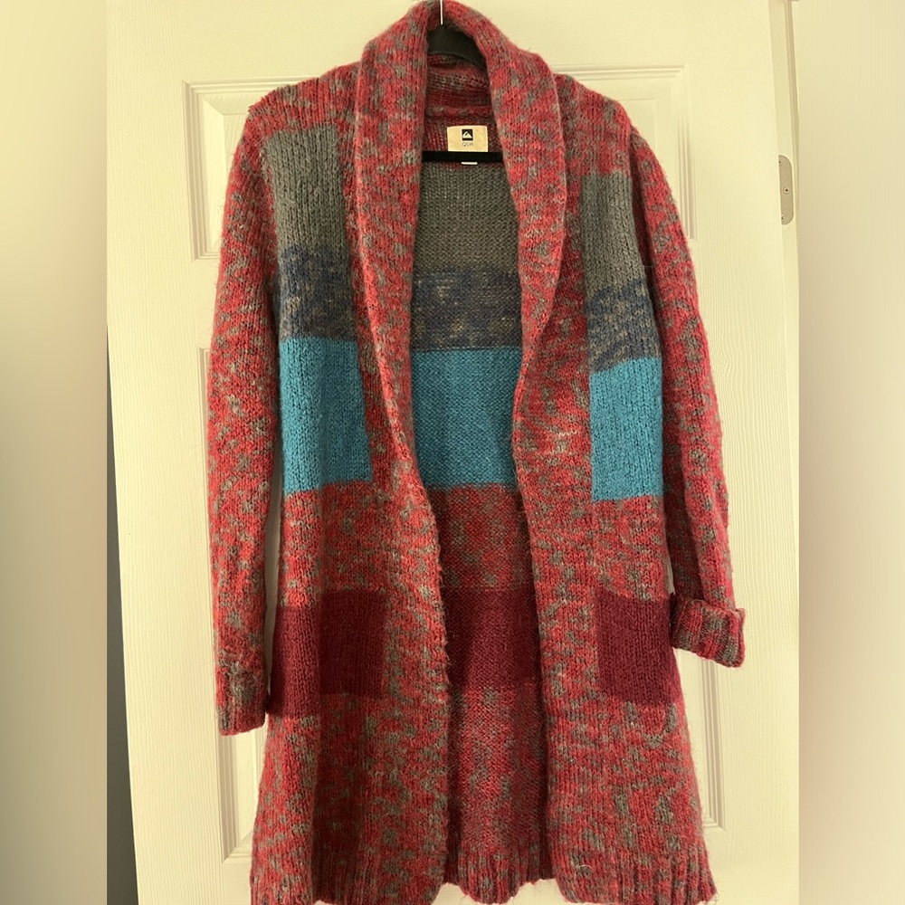 Quicksilver cardigan long sweater